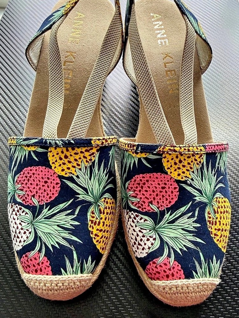 Anne Klein Espadrille Wedge Sandals 10